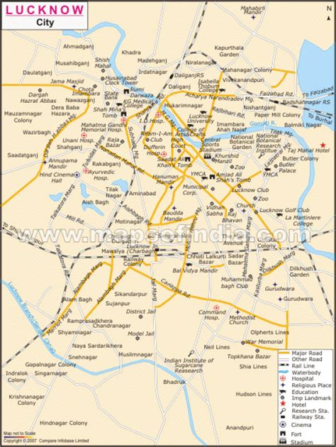 Lucknow - From my View - Lucknow Map