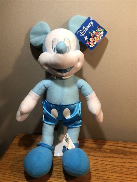 VTG DISNEY BLUE MICKEY MOUSE PLUSH 14” TAG TOY-FACTORY SPECIAL-EDITION VERY-RARE | eBay