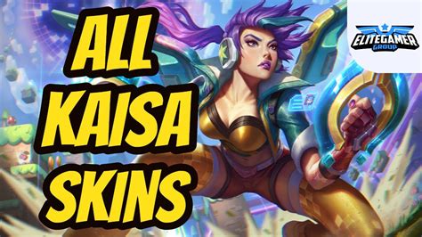 All Kaisa Skins Spotlight League of Legends Skin Review - YouTube