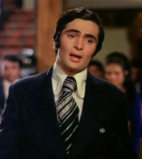 Rishi Kapoor in the movie "Bobby", the first ever teenage love story picturized in India wears ...