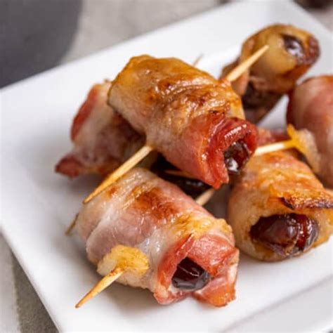 Bacon Wrapped Dates - Simply Scrumptious