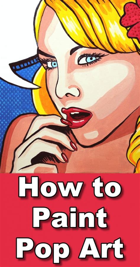 How to Paint Pop Art Portrait — Online Art Lessons