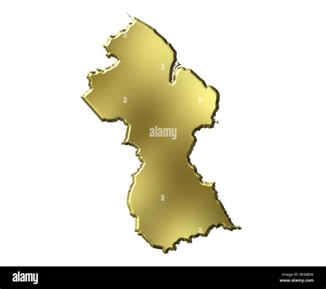 Guyana gold map Cut Out Stock Images & Pictures - Alamy