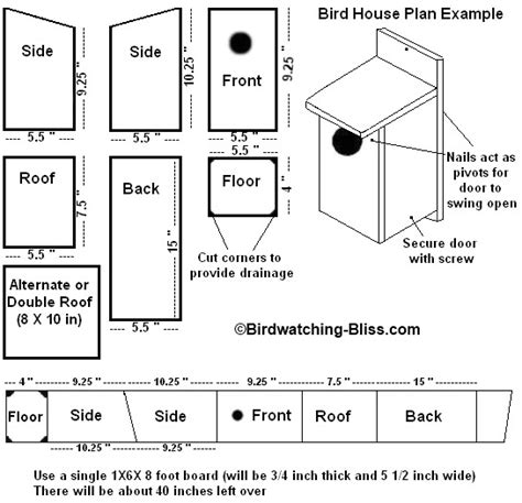 Western Bluebird House Plans | plougonver.com