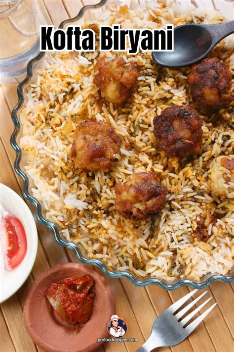 Kofta Biryani Recipe