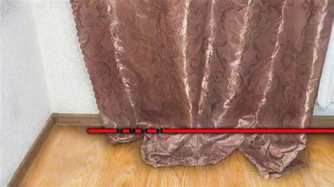 Sewing Trick. How to Shorten Curtains Without Taking Them Down from the Window - YouTube