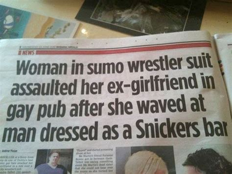 This headline has everything! | Funny headlines, Funny news, Bizarre news