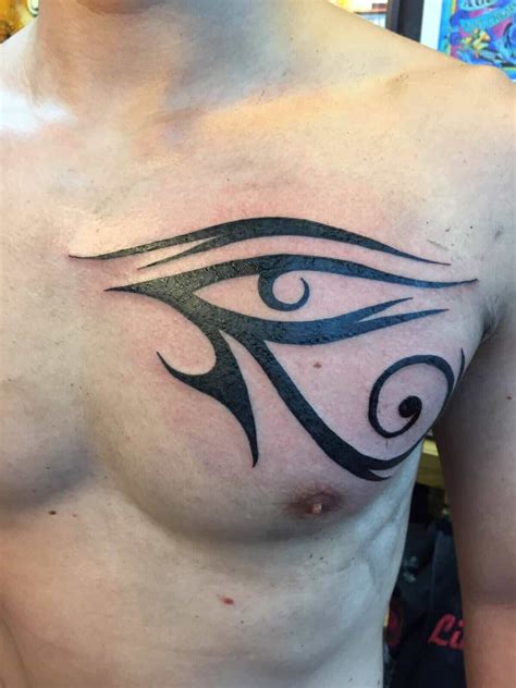 Eye Of Horus Tattoo Chest