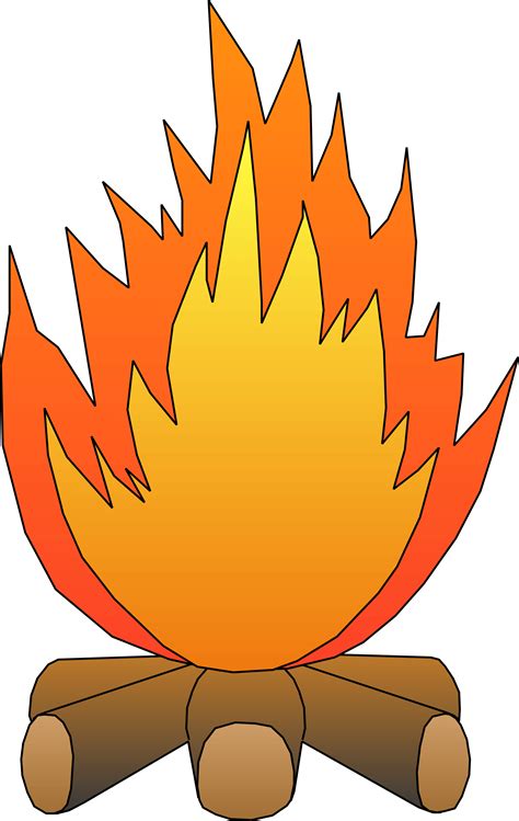 free clipart fire - Clip Art Library