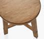 Rustic Farmhouse Round Side Table | Pottery Barn