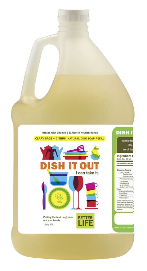 Natural Dish Soap- Gallon Sized | Better Life in 2021 | Natural dish soap, Dish soap, Soap