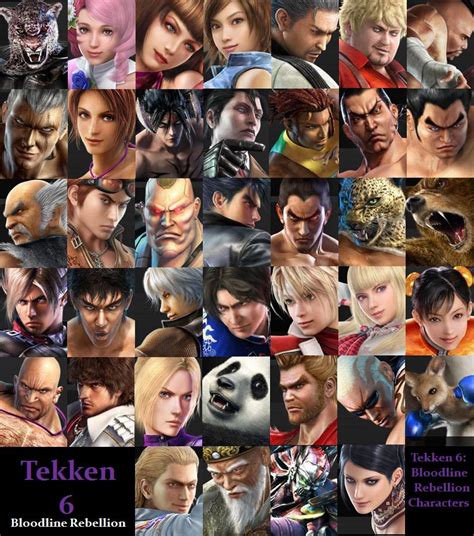 Tekken 6 BR Characters by silentkiller08 on DeviantArt