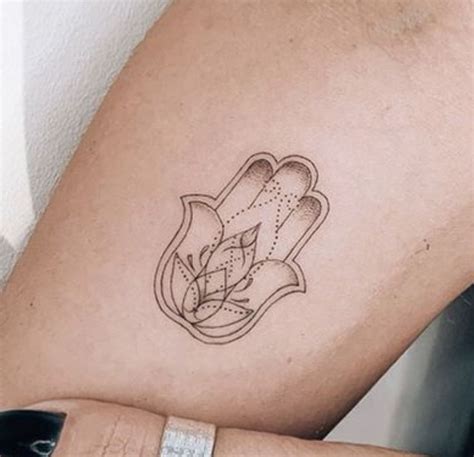 Hamsa Tattoo Design, Hamsa Hand Tattoo, Hand Tattoos, Lotus Tattoo, Arm Tattoo, Spine Tattoos ...