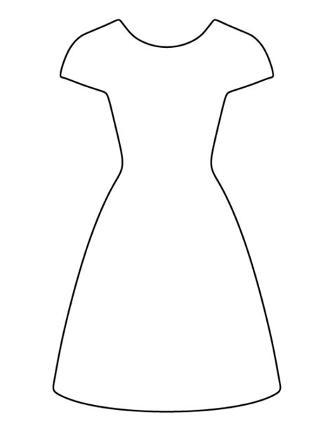 Dress Clipart Outline and other clipart images on Cliparts pub™