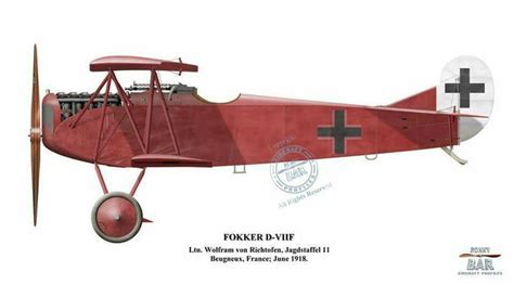 Fokker D.VII ... by Ronny Bar | Vintage aircraft, Ww1 airplanes, Ww1 ...