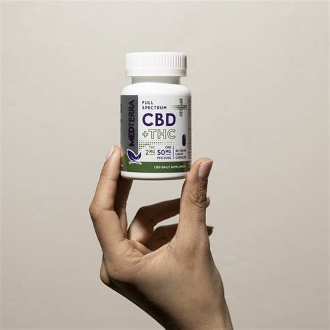 Medterra, True Full Spectrum CBD Capsules, 60ct, 1500mg CBD - CBD.market