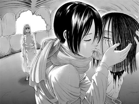 Penúltimo capítulo de 'Attack on Titan' termina com beijo de Mikasa