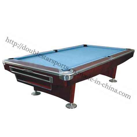 Hot Sale Solid Wood Slate Pool Table for Billiard Club - China Biliard ...