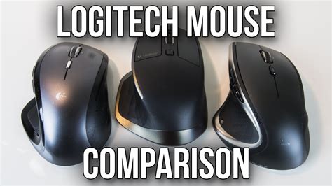 Logitech Mouse Comparison - MX Master vs Performance vs Revolution ...