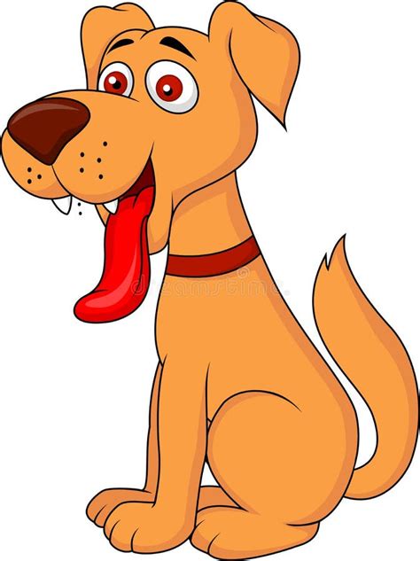 Smiling dog cartoon stock vector. Illustration of sitting - 29405877