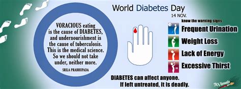 K-Visuals: World Diabetes Day Quotes FB Cover