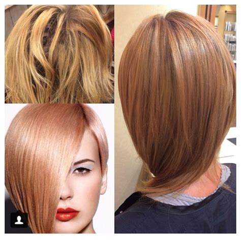 Lifted to pale yellow, then toned with Matrix Sync Formula : 2 oz Clear+ 1oz 9CG+ 1/4 oz 5RV How ...