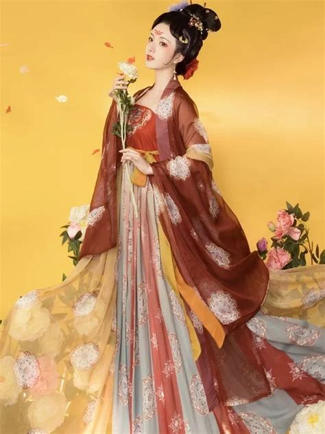 Chinese Ancient Hanfu Tang Dynasty Dress Women - Fashion Hanfu