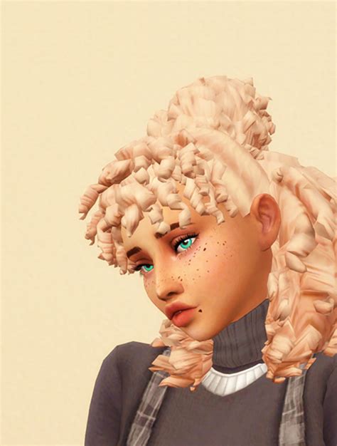 Sims 4 Curly Hair Recolors Cc