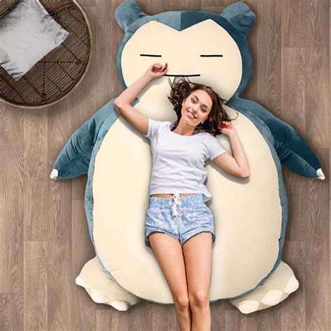 Buy Maikerry 78.7Inches Giant Snorlax Plush (No Fillings) Snorlax Bean ...