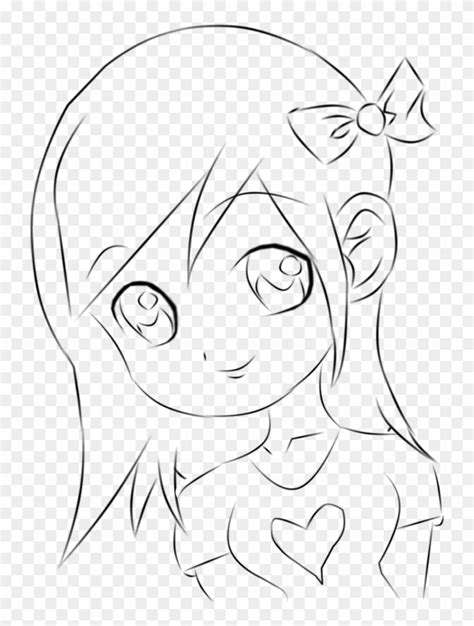 Cartoon Drawing Of Girls At Getdrawings - Anime Girl Drawing Easy - Free Transparent PNG Clipart ...