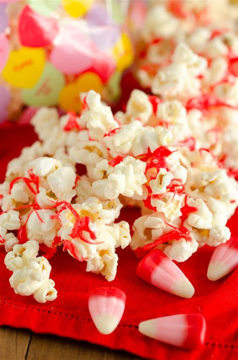 Valentine Caramel Candy Corn Popcorn