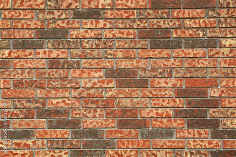 Texture of red brick wall as background Stock Photo | Adobe Stock