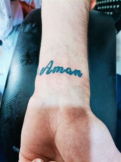 Aman Name Tattoo | Tattoo shop, Happiness tattoo, Tattoos