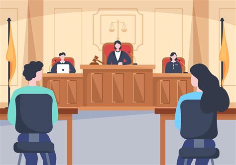 Courtroom Judge Clipart