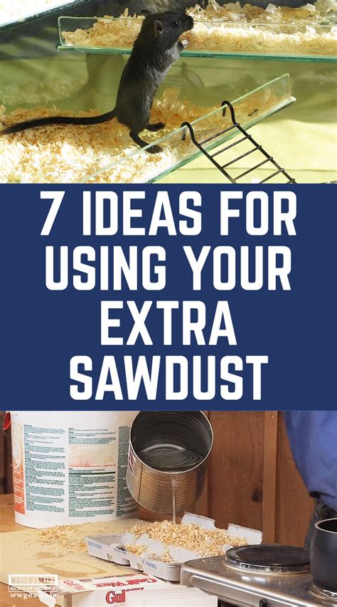 7 Ways to Upcycle Your Sawdust | Woodworking, Learn woodworking, Wood ...