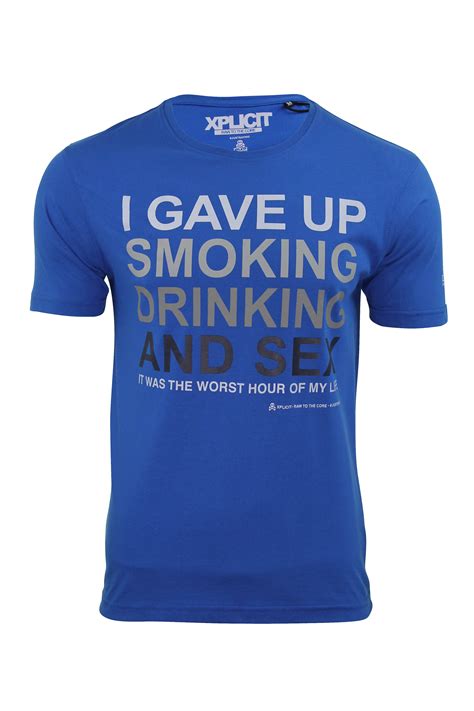 Mens T Shirt Xplicit Funny Rude Joke Novelty Slogan Graphic Print Cotton Tee | eBay