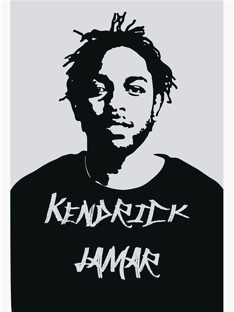 "Kendrick Lamar Portrait" Sticker by Lando47 | Redbubble