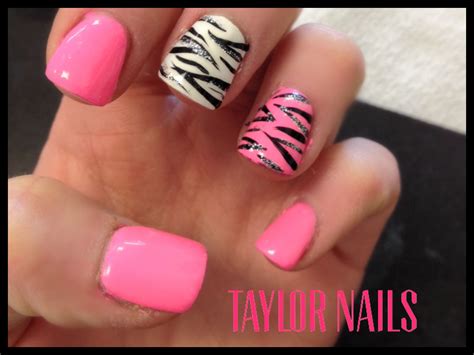 Pin by Amber Pope on Manicures | Pink zebra nails, Zebra nails, Zebra ...