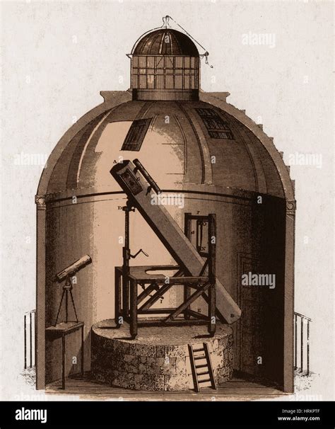 William Herschel's Telescope, 1781 Stock Photo - Alamy