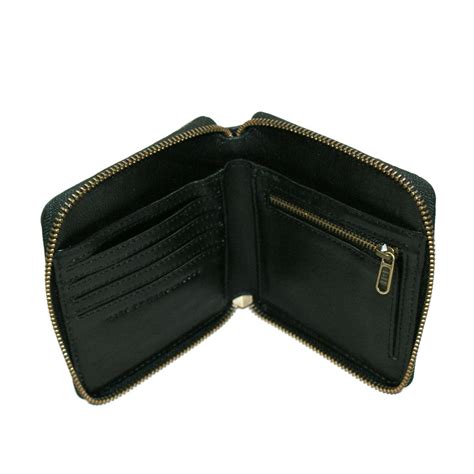 Marc Jacobs Black Leather Wallet | tiandemk.mk