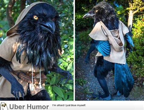 This unbelievable crow costume | Funny Pictures, Quotes, Pics, Photos ...