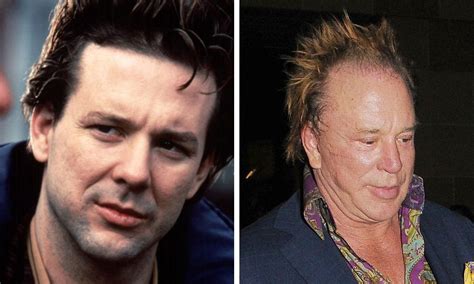 A brief history of Mickey Rourke's changing face | Yahoo Movies UK | Scoopnest