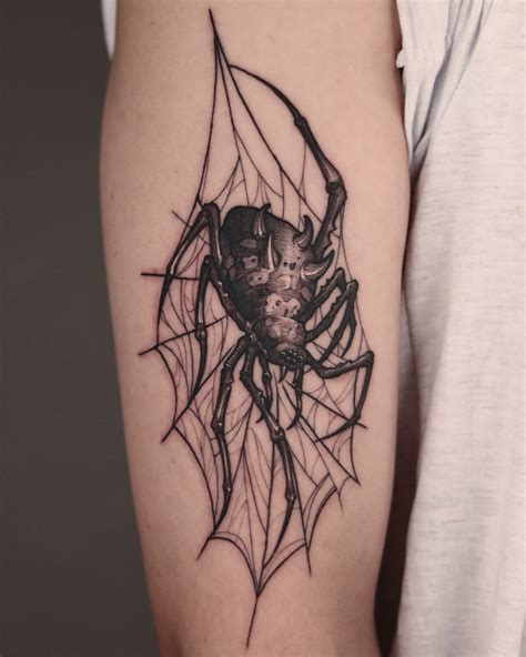 32+ Dark & Scary Spider Tattoo Ideas for - exploretheworls.com