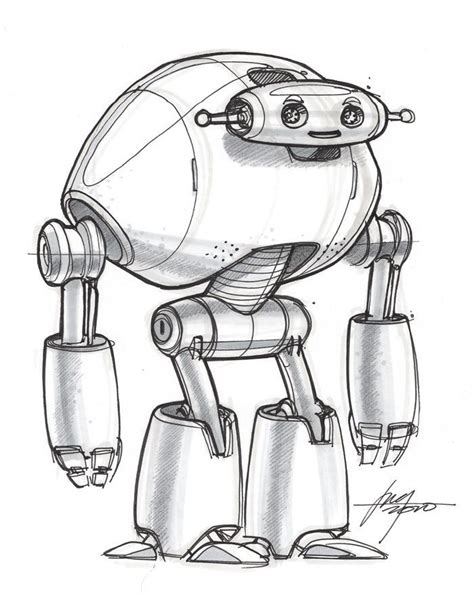 Pin by David Montenegro on ilustraciones de personajes | Robot concept art, Robots drawing ...