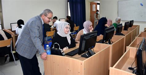 رئيس جامعة جدارا يتفقد سير امتحانات المستوى للطلبة الجدد :: جوهرة العرب الإخباري