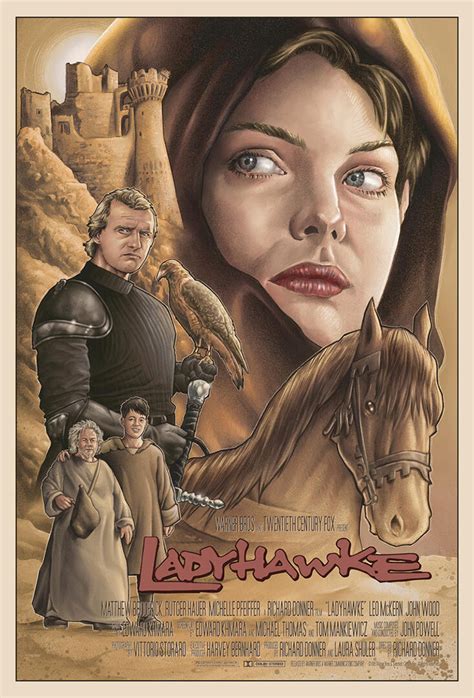 Ladyhawke by Angel Saquero - Home of the Alternative Movie Poster -AMP-