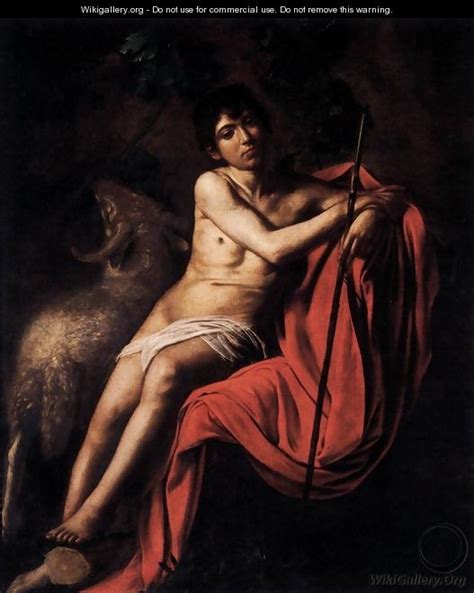 St John the Baptist - Caravaggio - WikiGallery.org, the largest gallery in the world