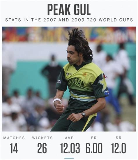 What a bowler Umar Gul was; Highest wicket taker in the 2007 and 2009 ...