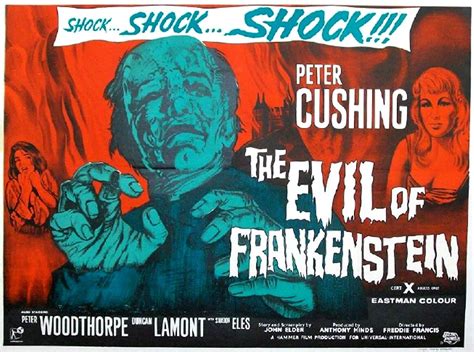 Hammer Films Movie Posters | ... FRANKENSTEIN Landscape - hammer horror ...