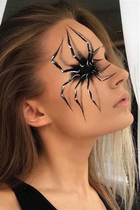 Creepy-Crawly Spider Halloween Makeup Ideas #makeupideasparty | Melhor maquiagem para halloween ...